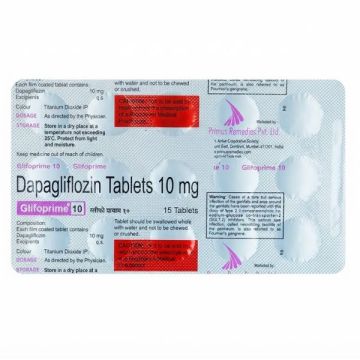 Glifoprime 10 mg Tablet - Strip of 15