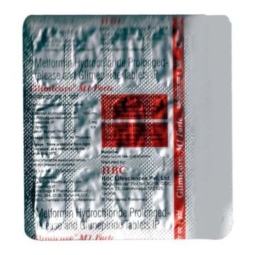 Glimicure M1 Forte Tablet - Strip of 15