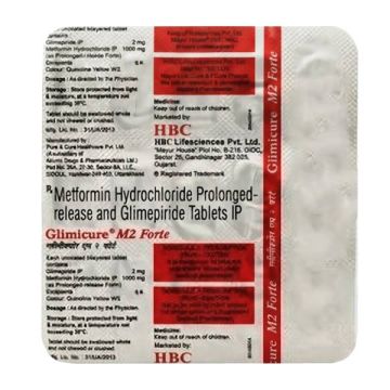 Glimicure M2 Forte Tablet - Strip of 15