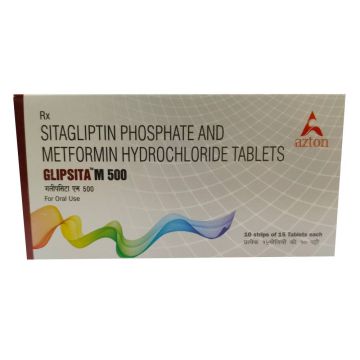 Glipsita M 500 Tablet - Strip of 15