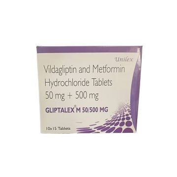 Gliptalex M 50/500 mg Tablet - Strip of 15