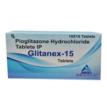 Glitanex 15 mg Tablet - Strip of 10
