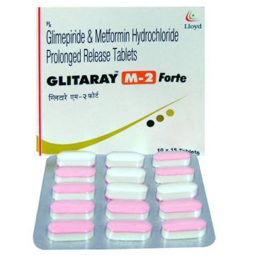 Glitaray M2 Forte Tablet – Strip of 15