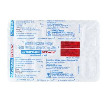 Glyciphage G2 Forte Tablet - Strip of 10