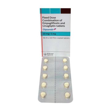 Glyxambi 10/5 mg Tablet - Strip of 10