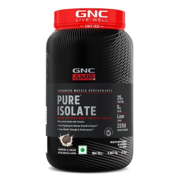 GNC AMP Advanced Muscle Performance Pure Isolate (Cookies & Cream) - 907g