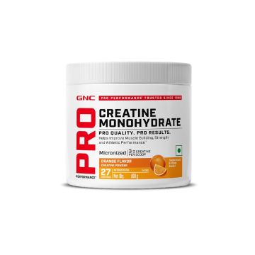GNC Creatine Monohydrate (Orange Flavour) - 100g