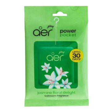 Godrej Aer Power Pocket Jasmine Floral Delight - 10 g