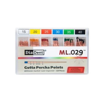 Diadent Gutta Percha Points Tapered  - 120's Pack