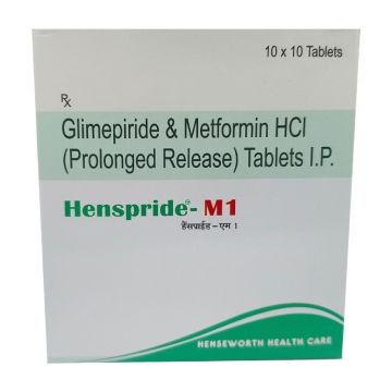Henspride-M 1 Tablet - Strip of 10