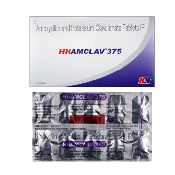 Hhamclav 375 Tablet - Strip of 10
