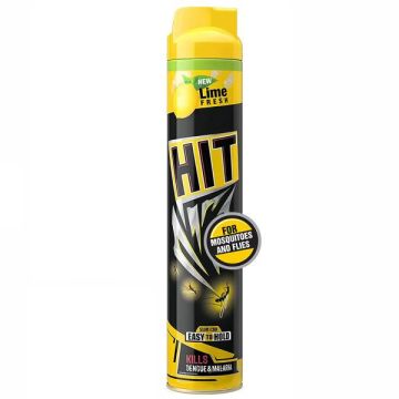 Hit Lime Fresh Mosquito and Fly Killer Spray - 400 ml