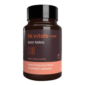 HK Vitals Biotin Tablets - Bottle of 30