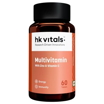 HK Vitals Multivitamin Zinc and Vitamin C – Bottle of 60