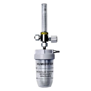 G.I (GI-15A) Oxygen Pipe Line Flowmeter With Humidifier Bottle 