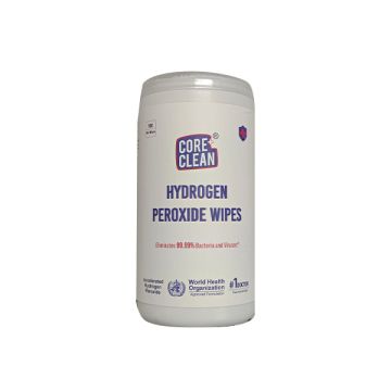 Core Clean Hydrogen Peroxide Disinfectant Wipes - 100's Pack