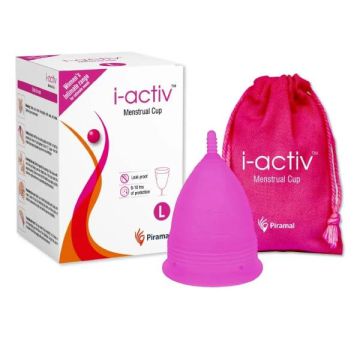 I-Activ Menstrual Cup Large with Sterilizer - Pack of 1