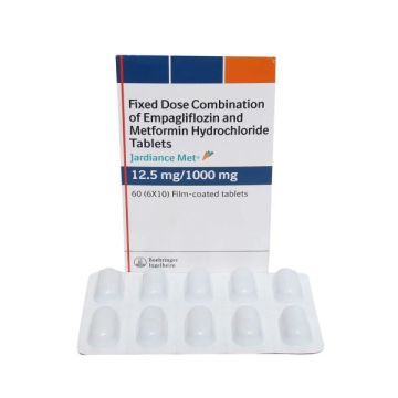 Jardiance Met 12.5/1000 Tablet - Strip of 10