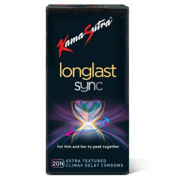 Kamasutra Longlast Sync Condom - Pack of 20