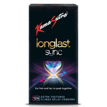 Kamasutra Longlast Sync Condom - Pack of 12