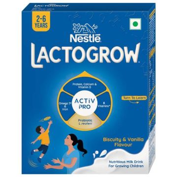 Lactogrow Biscuit & Vanilla Powder (Refill) - 400g