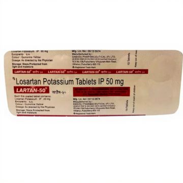 Lartan-50 Tablet - Strip of 10