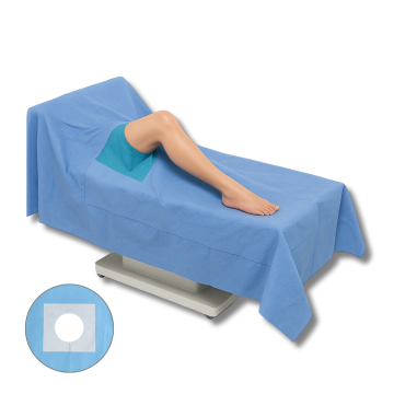 Slaney (SS0081) Sterile Leg O-Drape (250cmx300cm) - Pack of 1