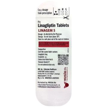 Linagem 5 mg Tablet - Strip of 10