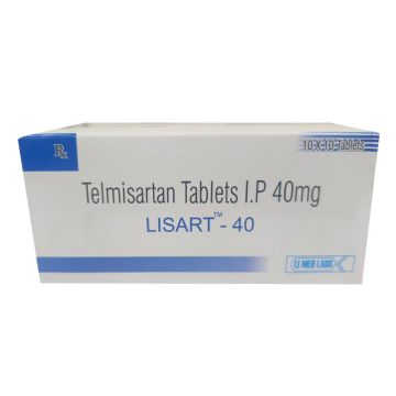 Lisart 40 mg Tablet - Strip of 10