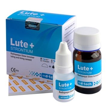 D-Tech Lute+ Strontium based Glass Ionomer Luting  & Lining Cement