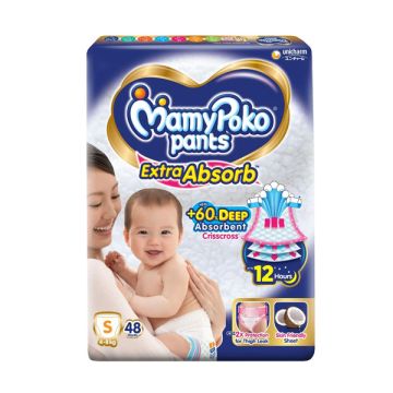 MamyPoko Extra Absorb Pants (Small) - Pack of 48