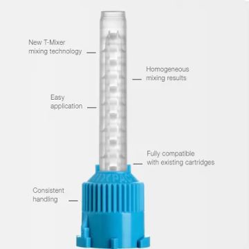 Medmix Mixpac T Mixer Shorter Blue Mixing Tips