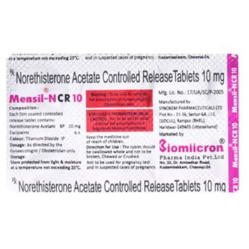 Mensil N CR 10 Tablet - Strip of 10