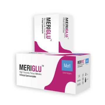 Meril Meriglu N-Butyl Cyanoacrylate Topical Skin Adhesive - 6's Pack
