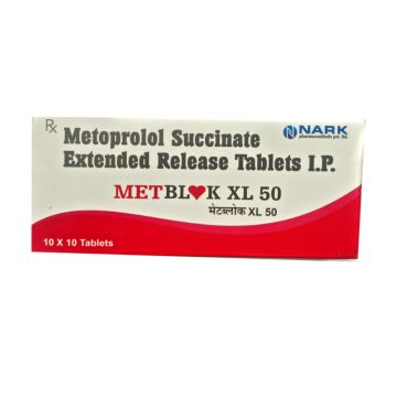 Metblok XL 50 mg Tablet - Strip of 10