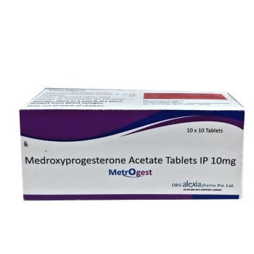 Metrogest Tablet - Strip of 10