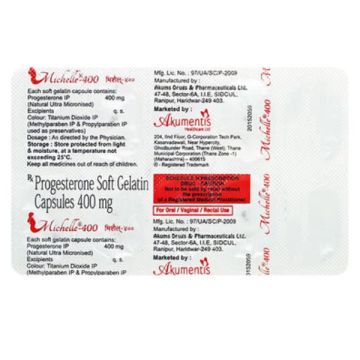 Michelle 400 mg Soft Gelatin Capsule - Strip of 10