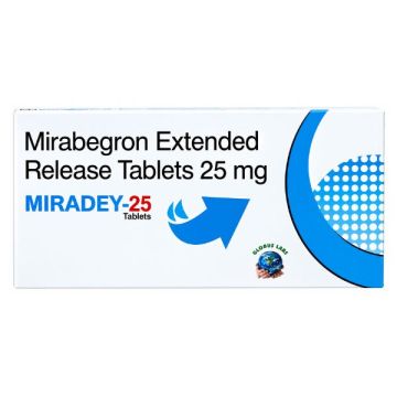 Miradey 25 mg Tablet - Strip of 10