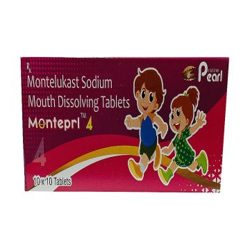 Monteprl 4 mg Tablet - Strip of 10