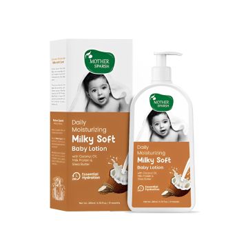 Mother Sparsh Daily Moisturizing Milky Soft Baby Lotion - 200 ml