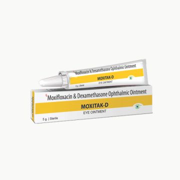 Moxitak D Eye Ointment - 5 g
