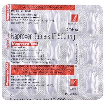 Naprosyn 500 Plus Tablet - Strip of 15
