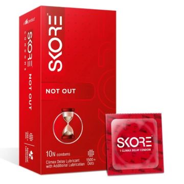 Skore Not Out Condom - Pack of 10