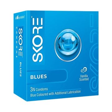 Skore Blues Condom - Pack of 3