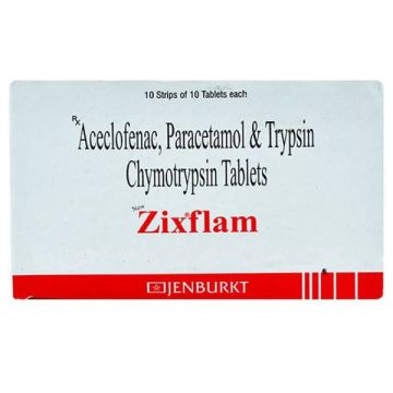 New Zixflam Tablet - Strip of 10