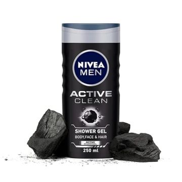 Nivea Men Active Clean 3 in 1 Shower Gel - 250 ml