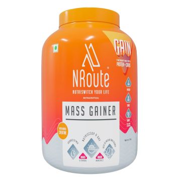 NRoute Mass Gainer (Double Chocolate) - 3kg