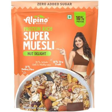 Alpino Protein Rich Super Muesli (Nut Delight) - 400g