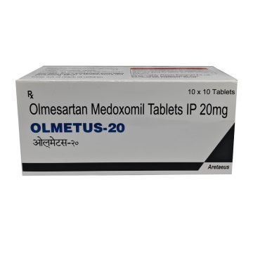 Olmetus 20 mg Tablet - Strip of 10