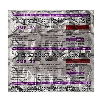 OME 20 mg Capsule - Strip of 15